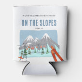 Rafraîchisseur Pour Canette Sur Les Pistes Snow Ski Week-end de Bachelorette (Devant)