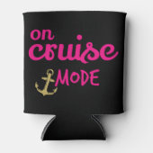 Rafraîchisseur Pour Canette Sur Mode Croisière Or et Monogram Rose (Devant)