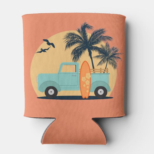 Rafraîchisseur Pour Canette Surf Retro Can Cooler (Dos)