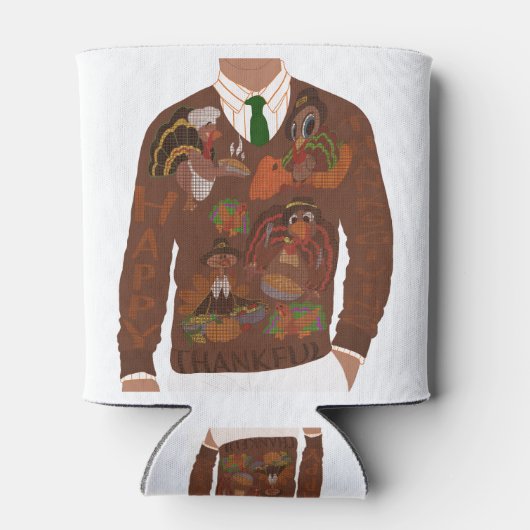 Rafraîchisseur Pour Canette Sweat Thanksgiving (Dos)