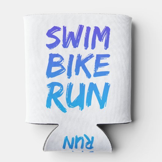 Rafraîchisseur Pour Canette Swim Bike Run superbe design (Dos)