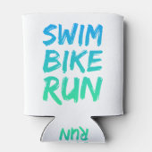 Rafraîchisseur Pour Canette Swim Bike Run superbe design (Dos)