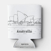 Rafraîchisseur Pour Canette Sydney Australie Art Vacances Dessin Vacances Art (Dos)