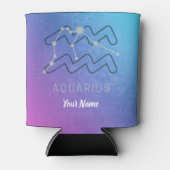 Rafraîchisseur Pour Canette Symbole Aquarius Zodiac Star Horoscope Constellati (Devant)