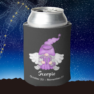Rafraîchisseur Pour Canette Symbole astrologie Gnome Scorpio Angel