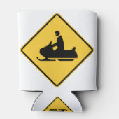 Rafraîchisseur Pour Canette Symbole de motoneige (Dos)