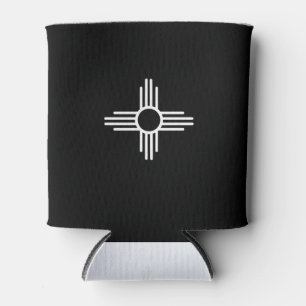 Rafraîchisseur Pour Canette Symbole Sun du drapeau du Nouveau-Mexique Zia