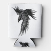 Rafraîchisseur Pour Canette Symbole viking Corbeau Norse (Devant)