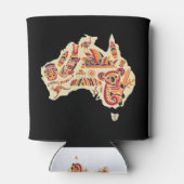 Rafraîchisseur Pour Canette Symboles australiens (Dos)