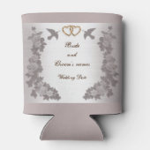 Rafraîchisseur Pour Canette Sympathique Mauve Wedding Favor (Dos)