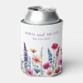 Rafraîchisseur Pour Canette Symphonie fleur sauvage-Mariage (Can devant)