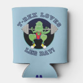 Rafraîchisseur Pour Canette T-Rex aime la Jour de la Jambe (Dos)