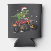 Rafraîchisseur Pour Canette T-Rex Dinosaur Camion Monster de Noël (Devant)