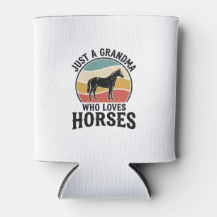 Rafraîchisseur Pour Canette T-shirt avec gravure vintage Grand-mère aime les c