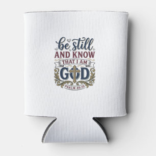 Rafraîchisseur Pour Canette T-shirt « Be Still And Know Christian Psalm 460 »