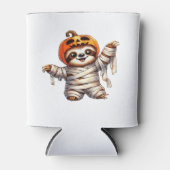 Rafraîchisseur Pour Canette T-shirt classique de Sloth Mummy Halloween (Devant)