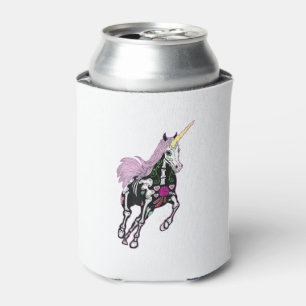 Rafraîchisseur Pour Canette T-Shirt Crâne de Sucre Licorne Jour des Morts