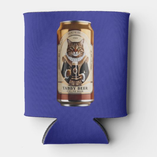Rafraîchisseur Pour Canette Tabby Funny Bière (Devant)