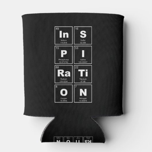 Rafraîchisseur Pour Canette Tableau chimique périodique des éléments : InSPIRa (Dos)