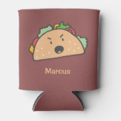 Rafraîchisseur Pour Canette Taco Grouchy Personnalisé avec le nom (Devant)