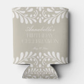 Rafraîchisseur Pour Canette Talavera beige Carrelage espagnol Fiesta Anniversa (Dos)