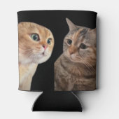 Rafraîchisseur Pour Canette Talking Cats Mème double face Noir (Dos)