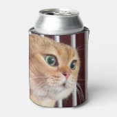 Rafraîchisseur Pour Canette Talking Cats Mème double face Noir (Can devant)