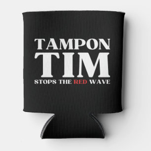 Rafraîchisseur Pour Canette Tampon Tim Arrêtera Le Red Wave-Tim Walz 2024
