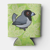 Rafraîchisseur Pour Canette Tanager à face noire Birdorable (Devant)