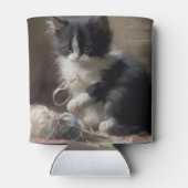 Rafraîchisseur Pour Canette Tangup Dans Fun Black and White Kitten (Dos)