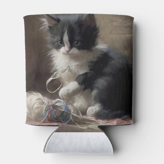 Rafraîchisseur Pour Canette Tangup Dans Fun Black and White Kitten (Dos)