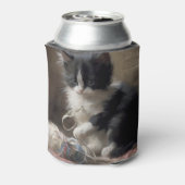 Rafraîchisseur Pour Canette Tangup Dans Fun Black and White Kitten (Can Dos)