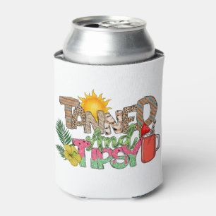 Rafraîchisseur Pour Canette Tannée et Tipsy Fun Summer Party Design