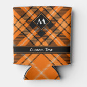 Rafraîchisseur Pour Canette Tartan orange d'Halloween (Devant)