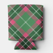 Rafraîchisseur Pour Canette Tartan vert et rose (Dos)