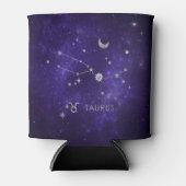 Rafraîchisseur Pour Canette Taurus pourpre zodiaque | Horoscope d'astrologie c (Devant)