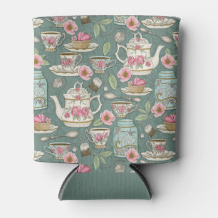 Rafraîchisseur Pour Canette Tea Party vintage peut refroidir