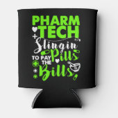 Rafraîchisseur Pour Canette Technicien en pharmacie Funny Shirt (Devant)