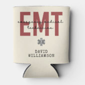 Rafraîchisseur Pour Canette Technicien Médicale d'urgence EMT personnalisé (Devant)