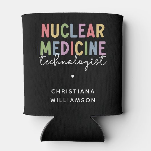 Rafraîchisseur Pour Canette Technologue en médecine nucléaire sur mesure CNMT (Dos)