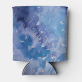 Rafraîchisseur Pour Canette Teinture de jeans bleu rétro (Devant)