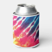 Rafraîchisseur Pour Canette Teinture rose bleu pourpre jaune (Can devant)