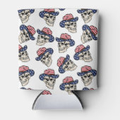 Rafraîchisseur Pour Canette Téméraire crâne américain (Devant)