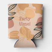 Rafraîchisseur Pour Canette temps de fête retro pêche (Devant)