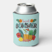 Rafraîchisseur Pour Canette Temps d'été doux | Fruits tropicaux et fleurs (Can Dos)