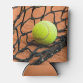 Rafraîchisseur Pour Canette Tennis de texte personnalisé (Devant)