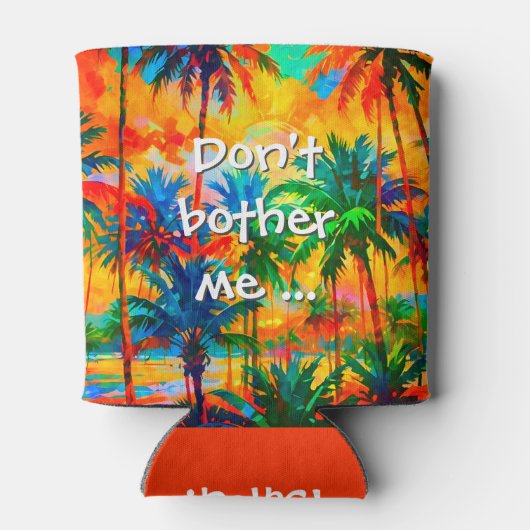 Rafraîchisseur Pour Canette [Tequila Sunrise] Tropical Island Time Drink Beer (Dos)