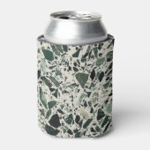 Rafraîchisseur Pour Canette Terrazzo Vert Moderne (Can devant)