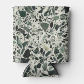Rafraîchisseur Pour Canette Terrazzo Vert Moderne (Devant)