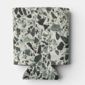 Rafraîchisseur Pour Canette Terrazzo Vert Moderne (Dos)